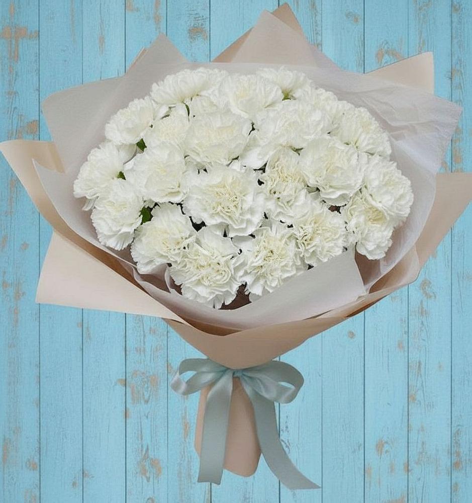 Букет цветов из: Гвоздики в Углянце