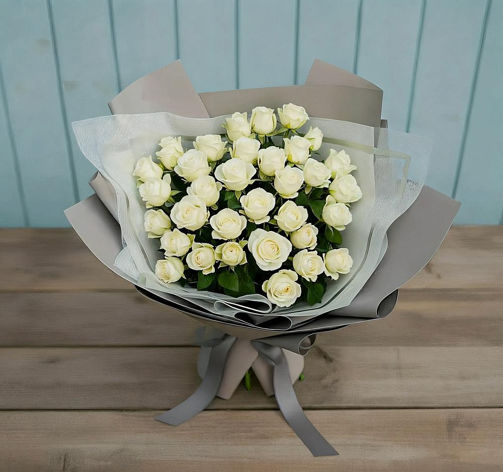 Букет Белоснежная нежность в Углянце
