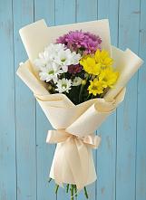 Букет цветов из:  Хризантемы в Углянце