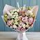 Букет цветов из: Альстромерии и Розы в Углянце