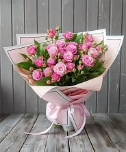 Букет Розовый кустик в Углянце