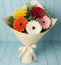 Букет цветов из:  Герберы в Углянце