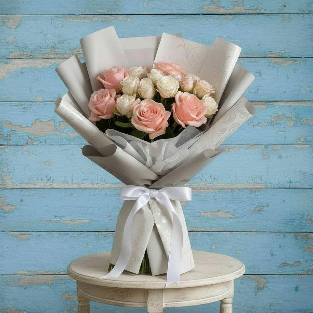 Букет цветов из: Розы в Углянце