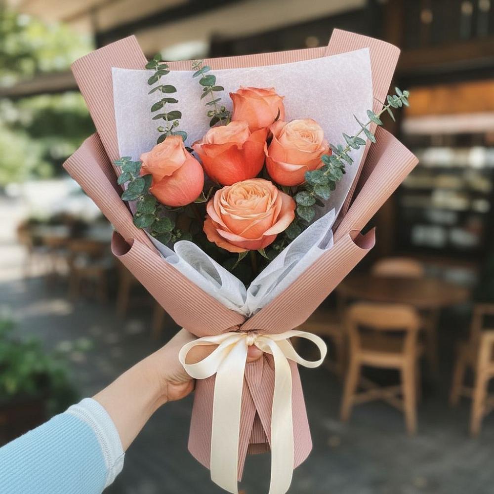 Букет цветов из: Розы в Углянце