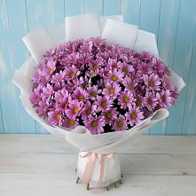 Букет цветов из:  Хризантемы в Углянце