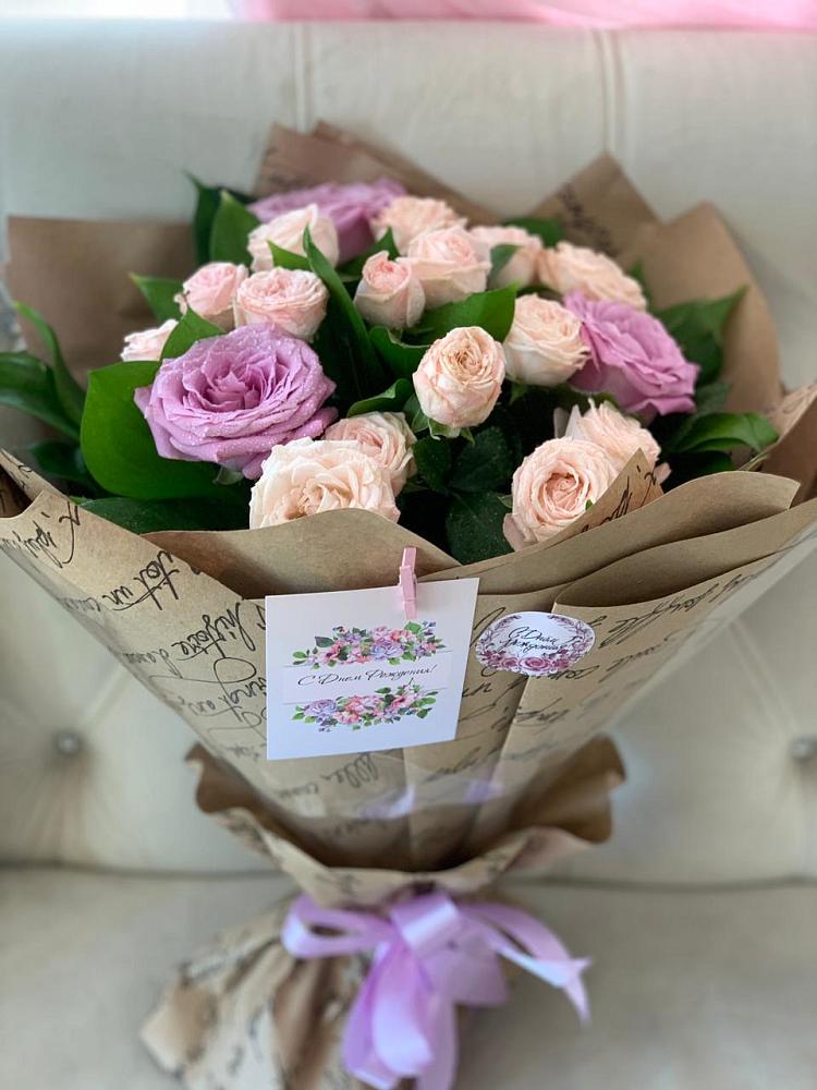 Букет цветов из: Розы в Углянце