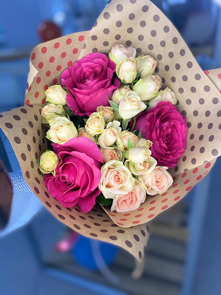 Букет цветов из: Розы в Углянце