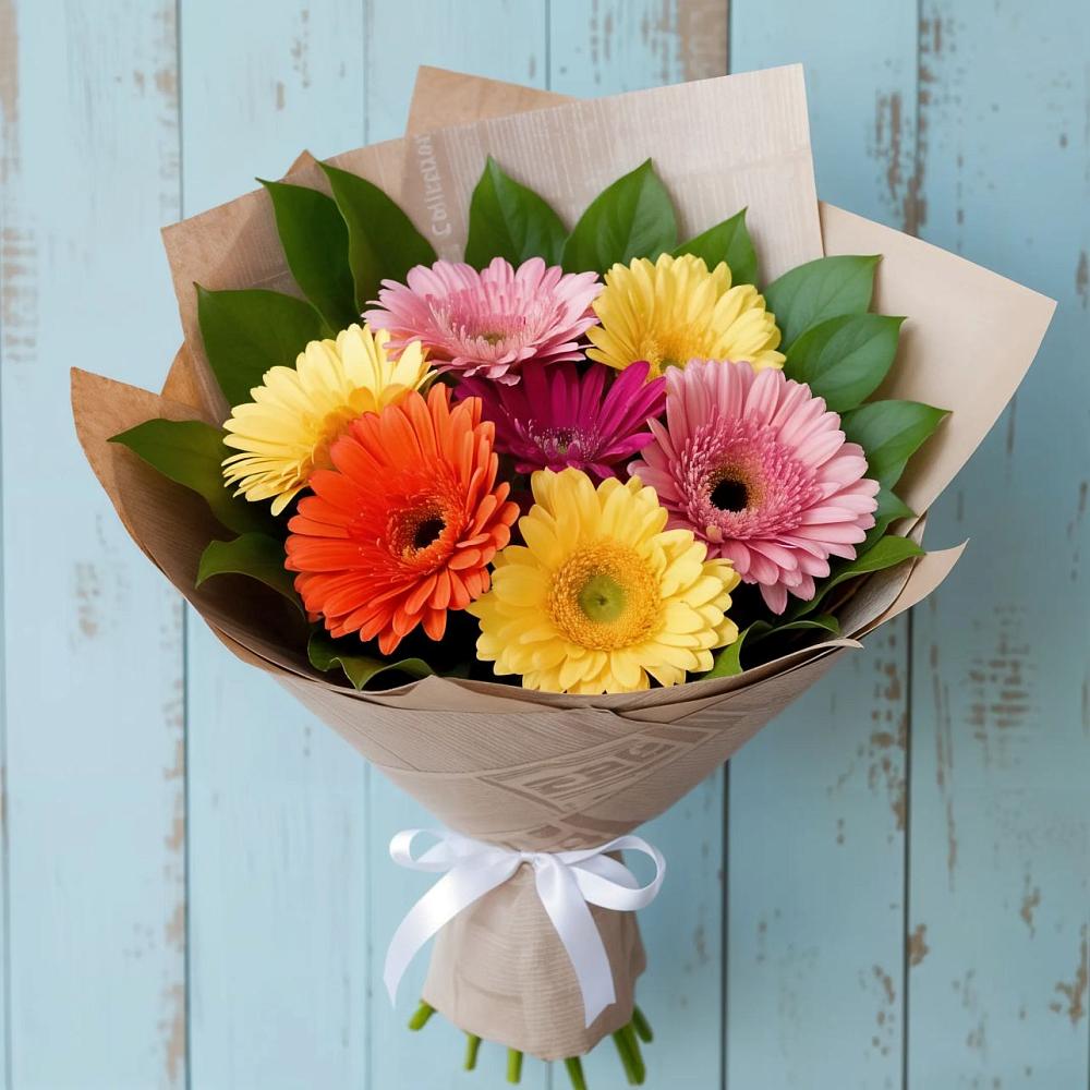 Букет цветов из: Герберы в Углянце