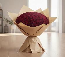 Букет 101 Красная роза в Углянце