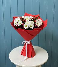 Букет цветов из:  Хризантемы в Углянце