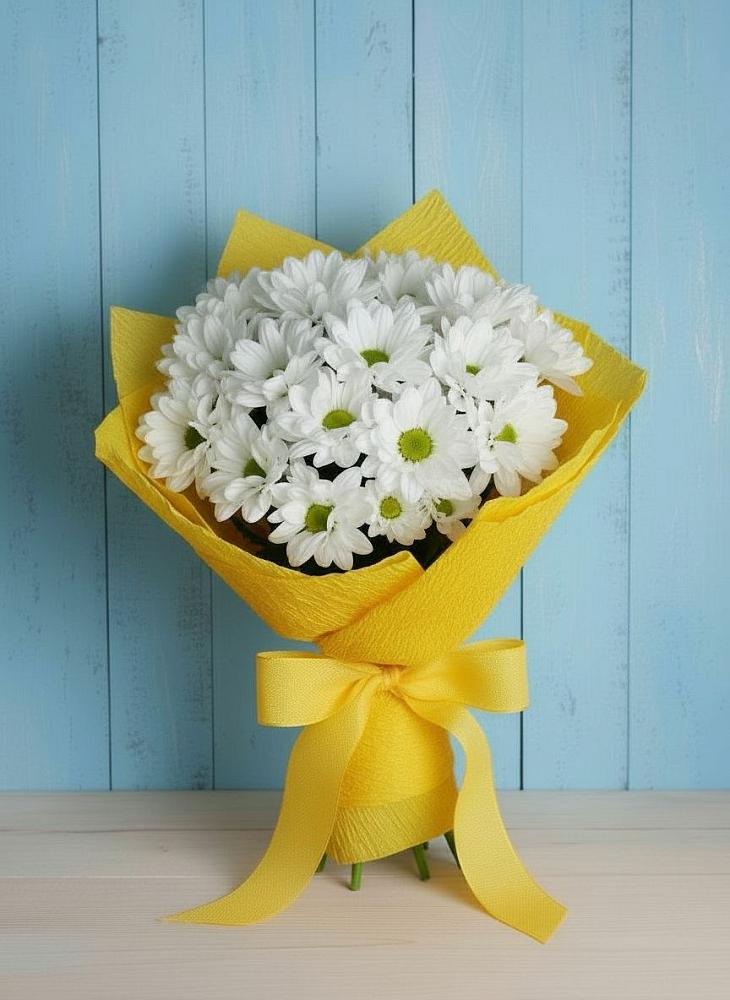 Букет цветов из: Хризантемы в Углянце