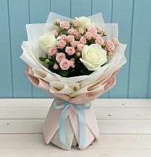 Букет цветов из:  Розы в Углянце