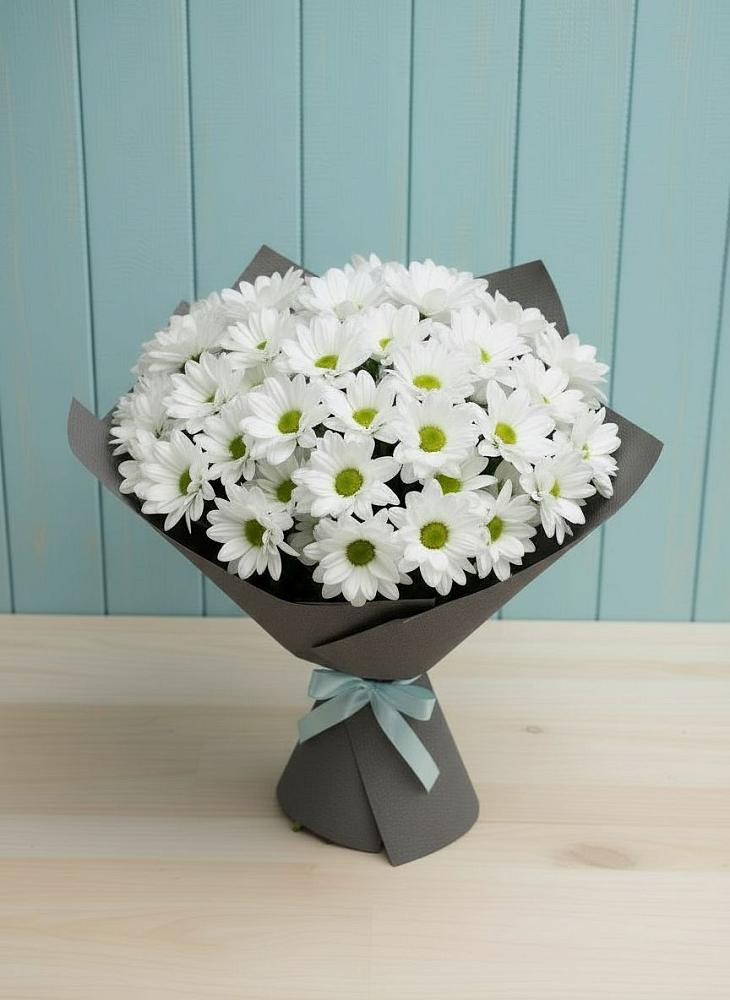 Букет цветов из: Хризантемы в Углянце