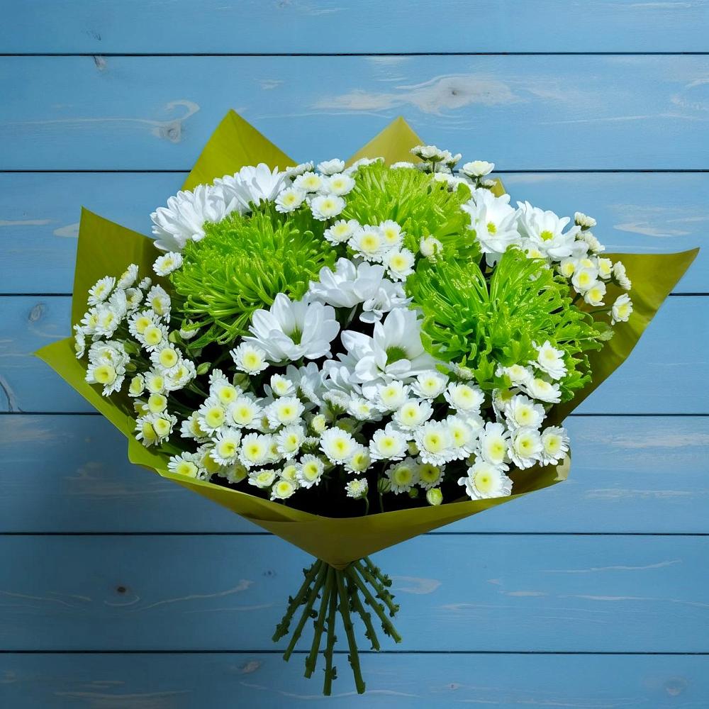 Букет цветов из: Хризантемы в Углянце