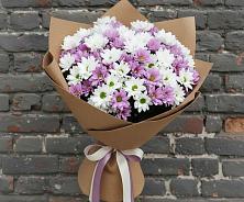 Букет цветов из:  Хризантемы #REPLACE_PRED# Углянце