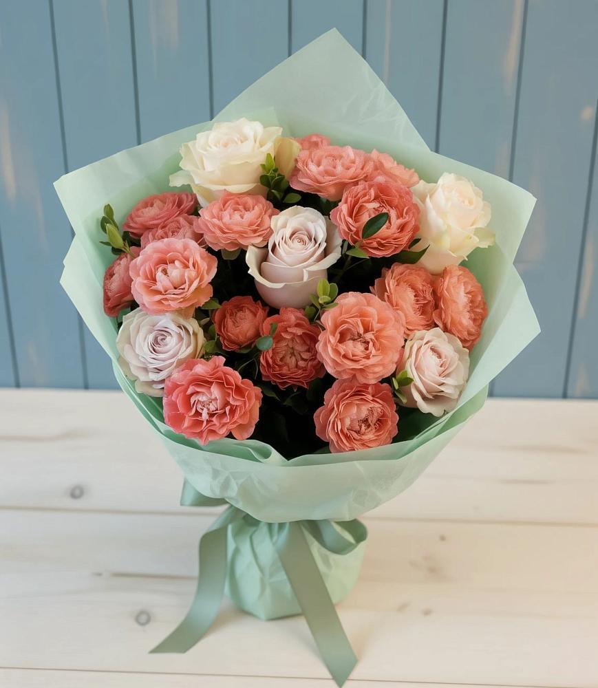 Букет цветов из: Розы в Углянце