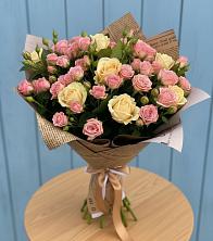 Букет цветов из:  Розы в Углянце