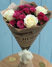 Букет цветов из:  Розы в Углянце