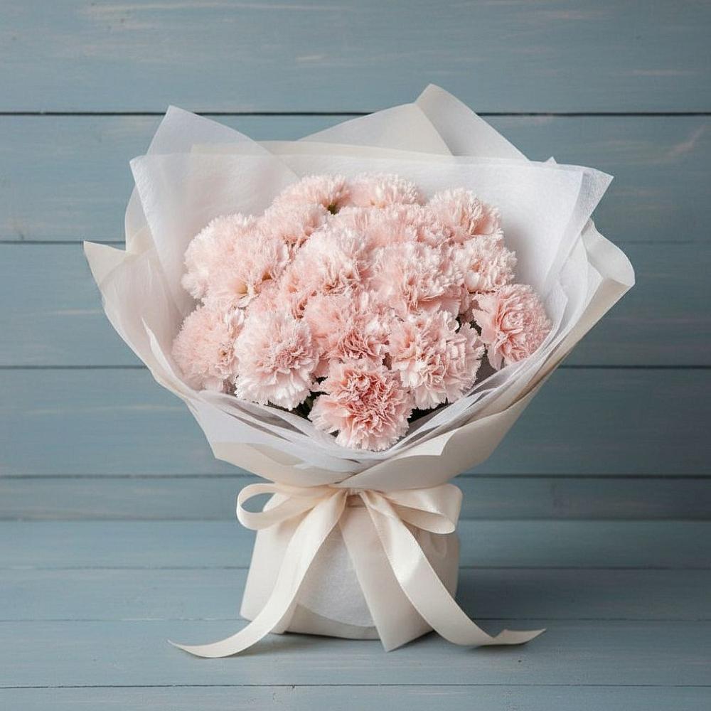 Букет цветов из: Гвоздики в Углянце