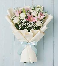 Букет цветов из:  Лилии в Углянце