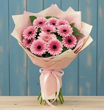 Букет цветов из:  Герберы #REPLACE_PRED# Углянце
