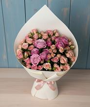Букет цветов из:  Розы #REPLACE_PRED# Углянце