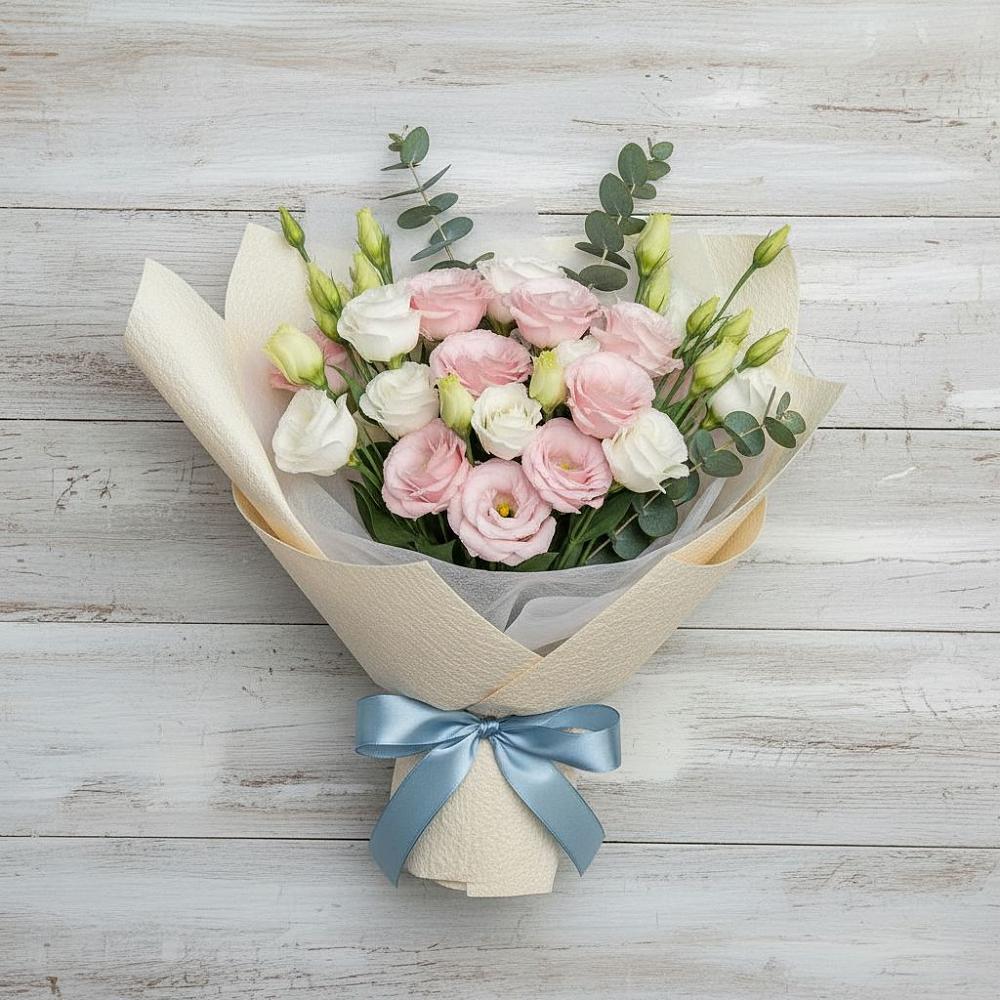 Букет цветов из: Лизиантусы в Углянце